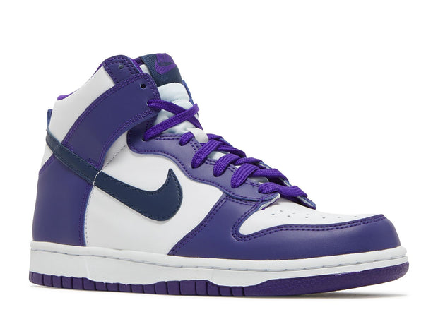 Nike Dunk High GS 'White Midnight Navy'