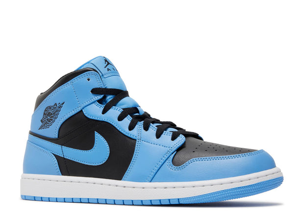 Air Jordan 1 Mid 'University Blue Black'